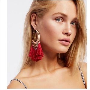 Free people tassel earrings